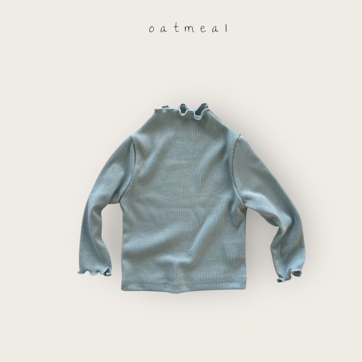 Oatmeal - Korean Baby Fashion - #babyfever - Bebe Radia Turtleneck Tee - 2