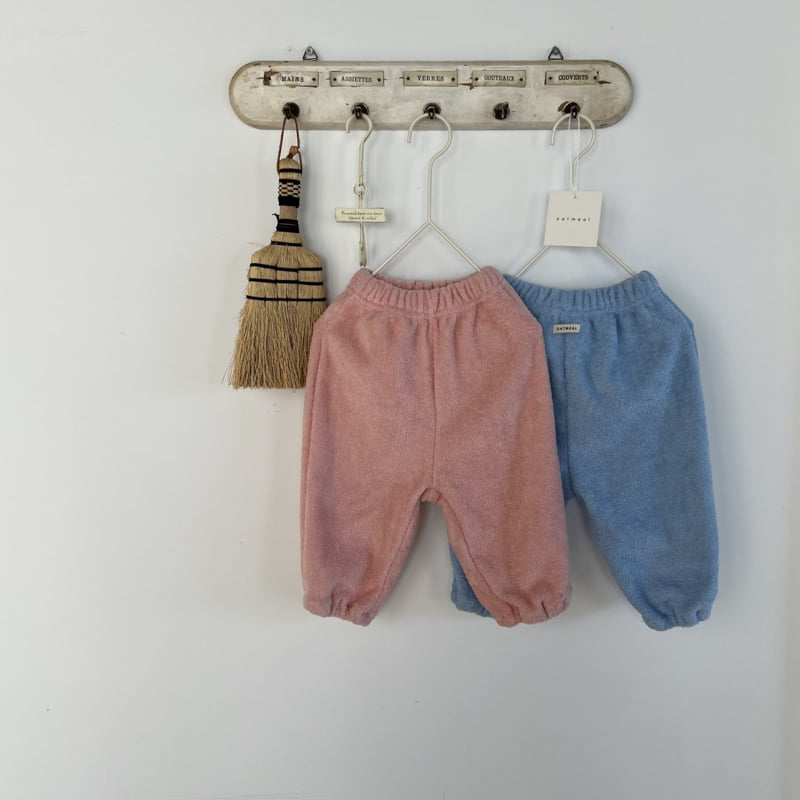 Oatmeal - Korean Baby Fashion - #babyfever - Bebe Terry Pants - 11