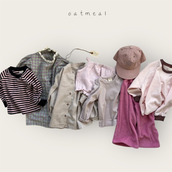 Oatmeal - Korean Baby Fashion - #babyfever - Kids Molly Sleeveless - 6