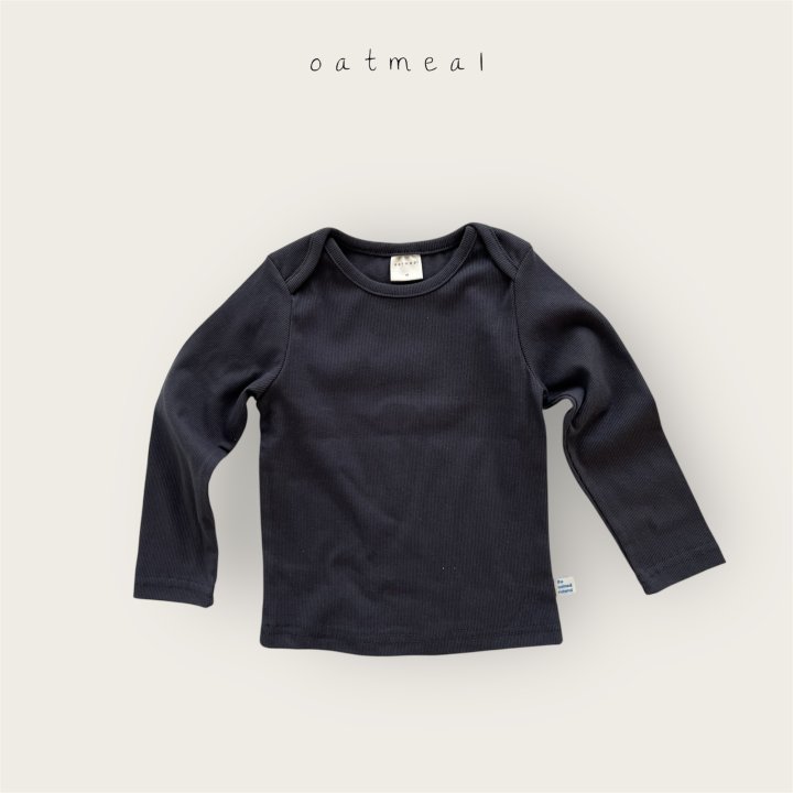 Oatmeal - Korean Baby Fashion - #babyfashion - Kids Bella Round Tee - 4