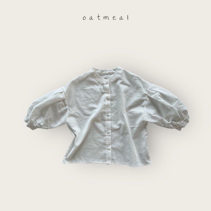 Oatmeal - Korean Baby Fashion - #babyfever - Kids Blooming Blouse - 2