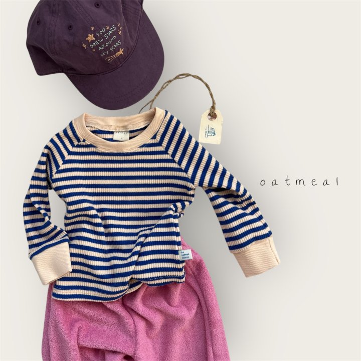 Oatmeal - Korean Baby Fashion - #babygirlfashion - Kids Terry Pants - 10