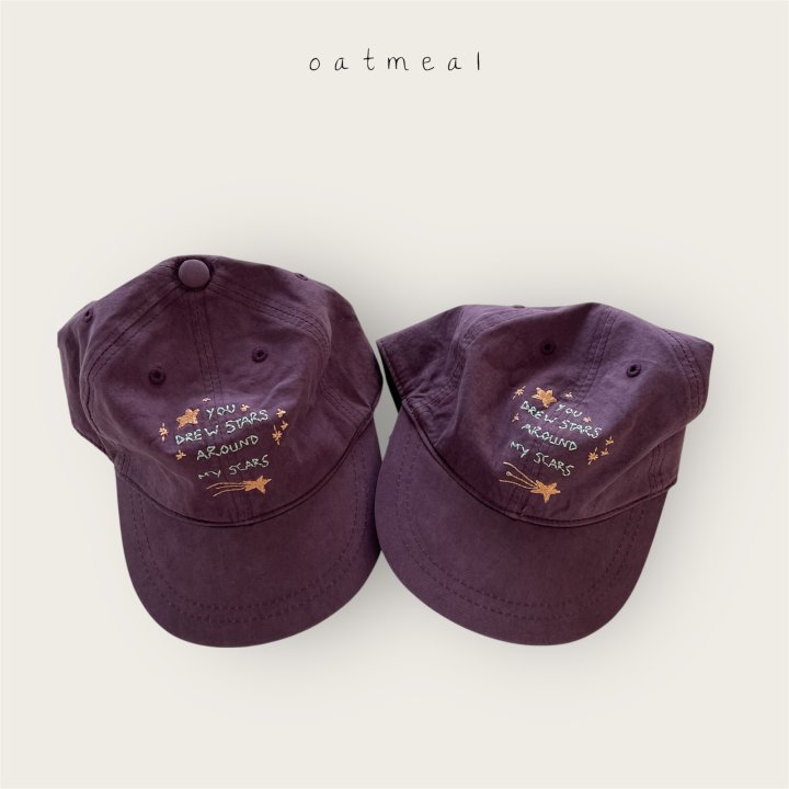 Oatmeal - Korean Baby Fashion - #babyfever - Star Ball Cap - 4