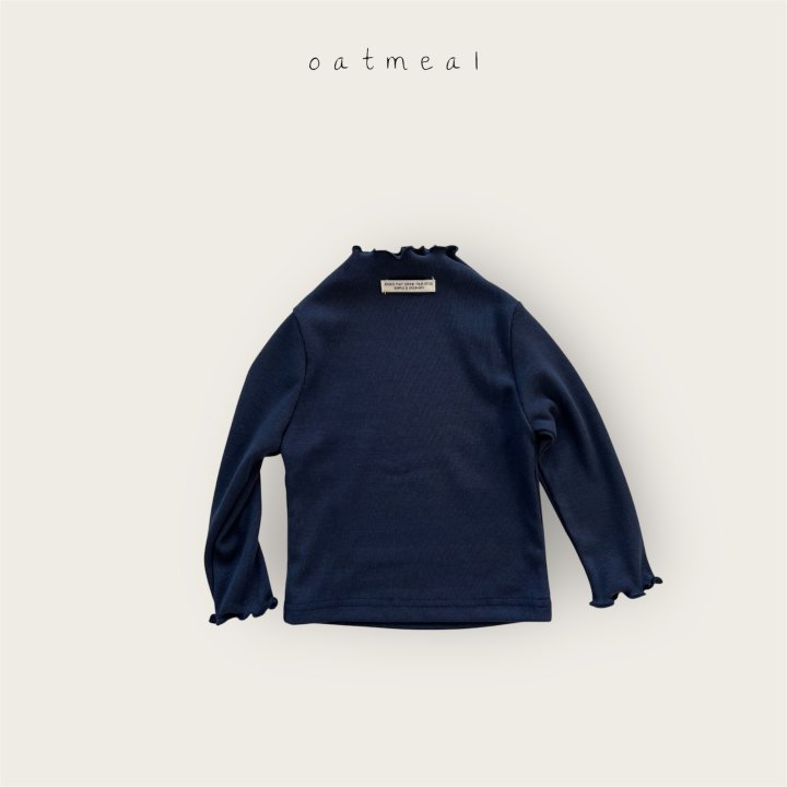 Oatmeal - Korean Baby Fashion - #babygirlfashion - Bebe Radia Turtleneck Tee - 3