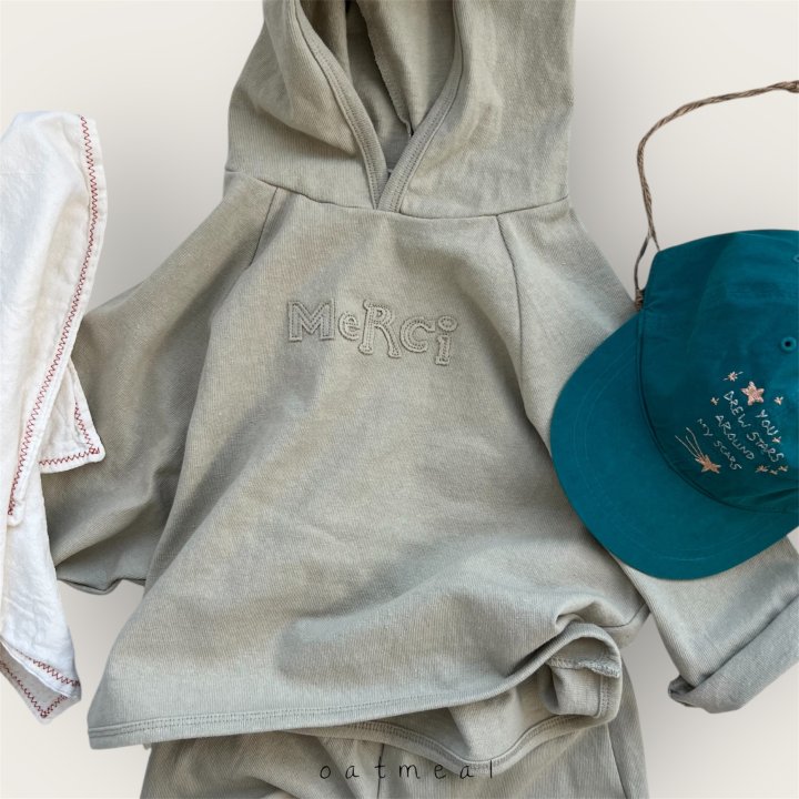 Oatmeal - Korean Baby Fashion - #babylifestyle - Kids Merci Set - 9