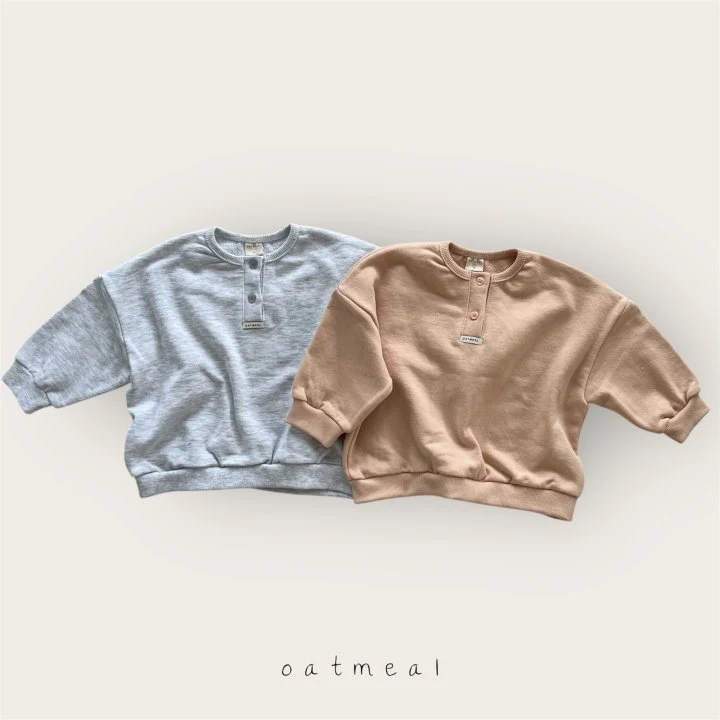 Oatmeal - Korean Baby Fashion - #babylifestyle - Kids Kai Sweatshirt