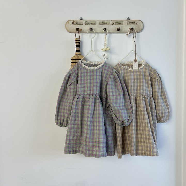 Oatmeal - Korean Baby Fashion - #babyoninstagram - Kids Ellie One-piece - 9