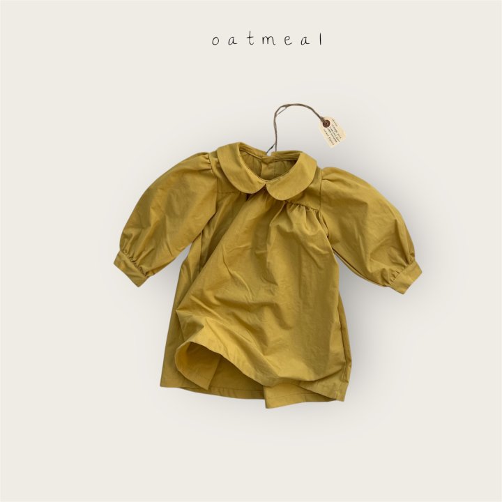 Oatmeal - Korean Baby Fashion - #babyoninstagram - Kids Heim One-piece - 8