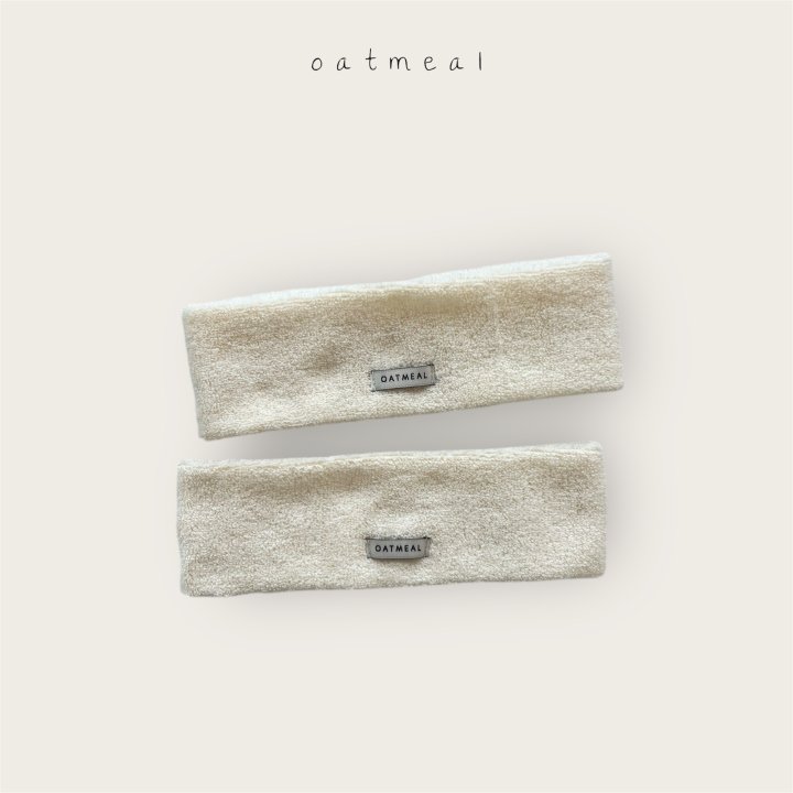 Oatmeal - Korean Baby Fashion - #babyootd - Terry Hairband - 6