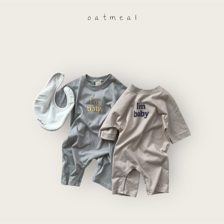Oatmeal - Korean Baby Fashion - #babyootd - Bebe I Am Suit - 10