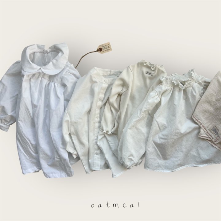 Oatmeal - Korean Baby Fashion - #babyootd - Kids Blooming Blouse - 6