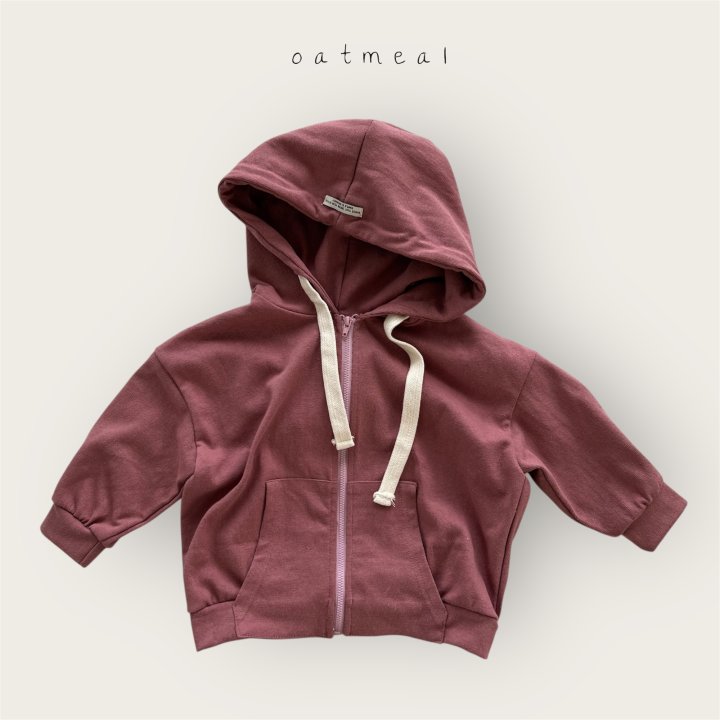 Oatmeal - Korean Baby Fashion - #babyoutfit - Kids Koala Hood Zip-up - 3