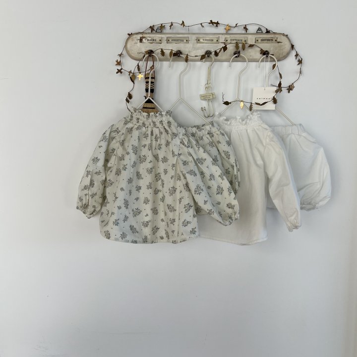 Oatmeal - Korean Baby Fashion - #babywear - Bebe Smock Bloomer Set - 10