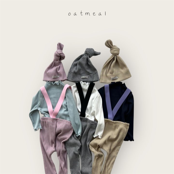 Oatmeal - Korean Baby Fashion - #onlinebabyboutique - Bebe Radia Turtleneck Tee - 10