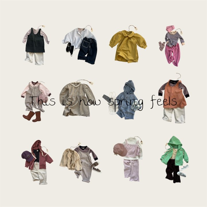 Oatmeal - Korean Baby Fashion - #onlinebabyboutique - Bebe Terry Cardigan - 5