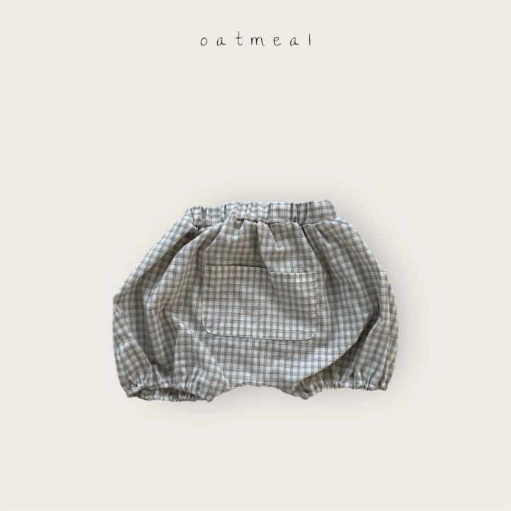 Oatmeal - Korean Baby Fashion - #onlinebabyboutique - Bebe Kangaroo Bloomers - 3