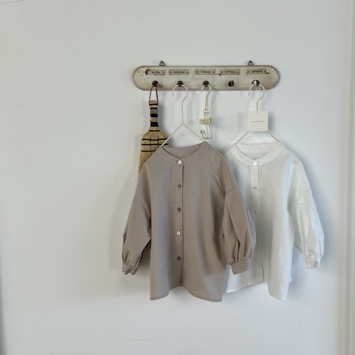 Oatmeal - Korean Baby Fashion - #onlinebabyboutique - Kids Blooming Blouse - 10