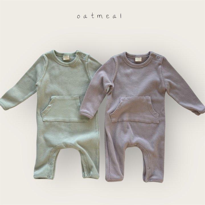 Oatmeal - Korean Baby Fashion - #onlinebabyshop - Bebe Miu Suit