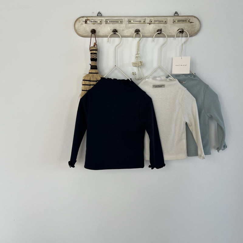 Oatmeal - Korean Baby Fashion - #onlinebabyshop - Bebe Radia Turtleneck Tee - 11