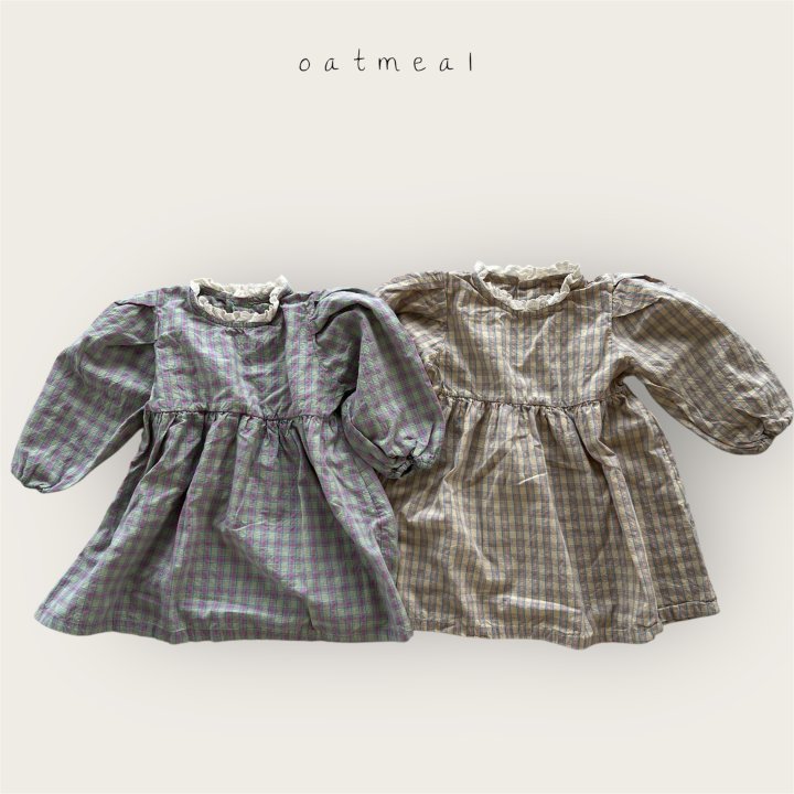 Oatmeal - Korean Baby Fashion - #smilingbaby - Kids Ellie One-piece