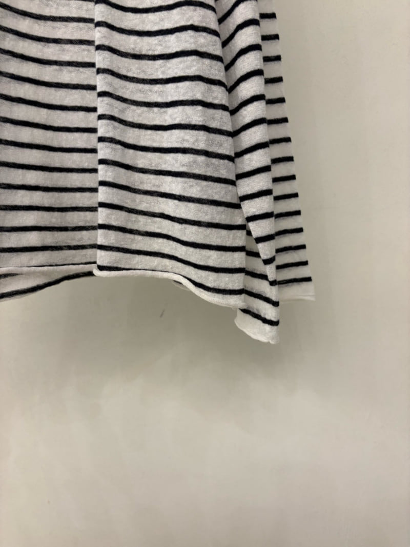 Ohao - Korean Women Fashion - #momslook - Stripe Knit - 3