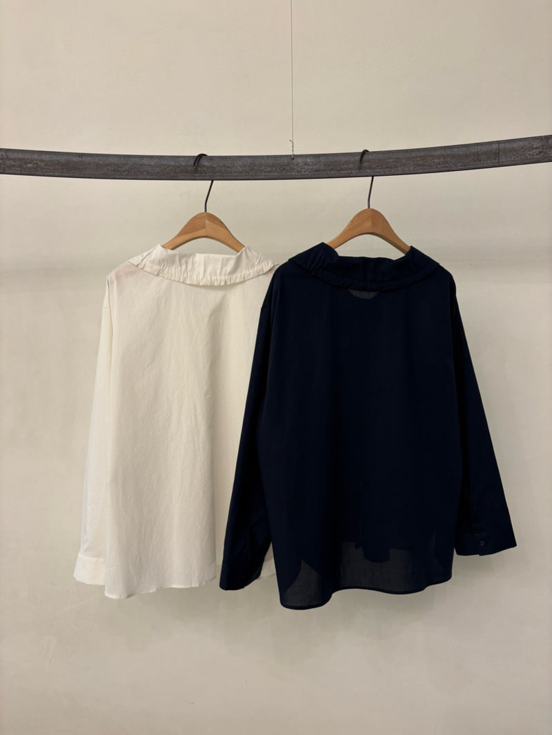 Ohao - Korean Women Fashion - #romanticstyle - Sepia Blouse - 6