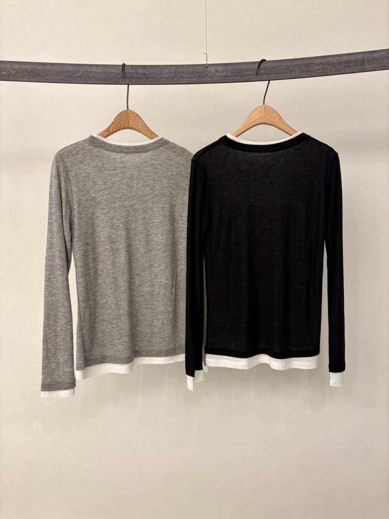 Ohao - Korean Women Fashion - #thelittlethings - Double Tee - 6