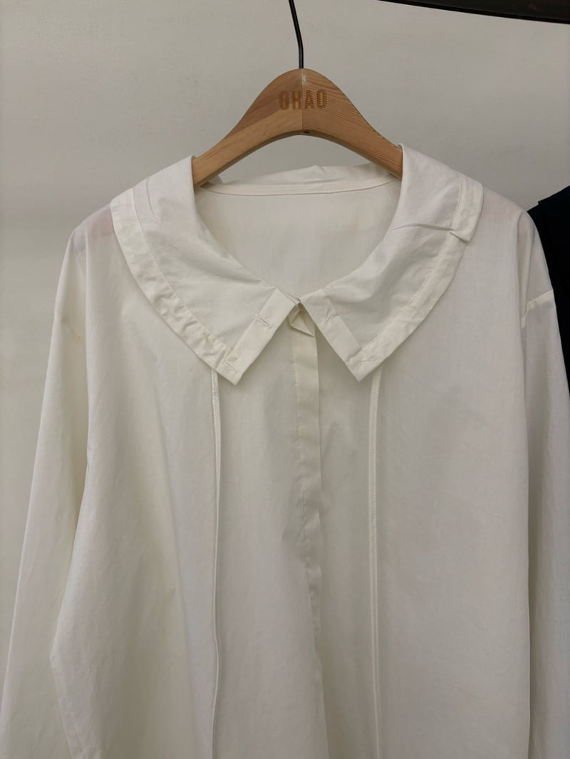 Ohao - Korean Women Fashion - #vintageinspired - Sepia Blouse - 2