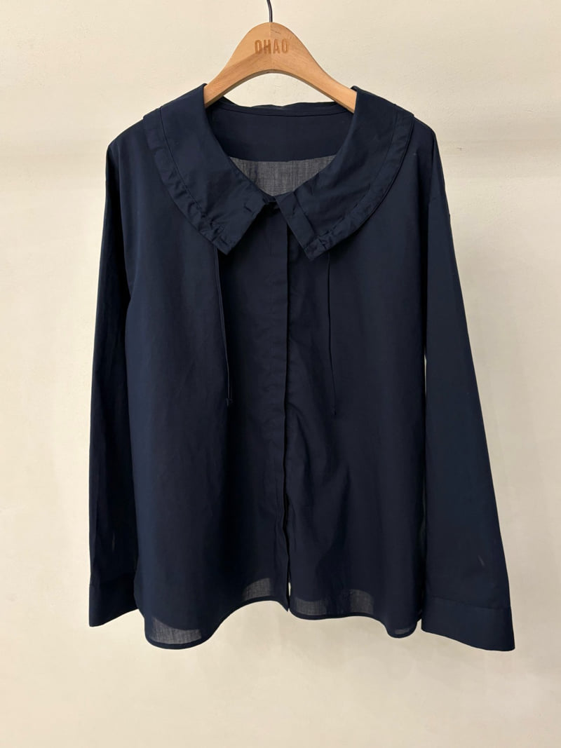 Ohao - Korean Women Fashion - #vintagekidsstyle - Sepia Blouse - 3