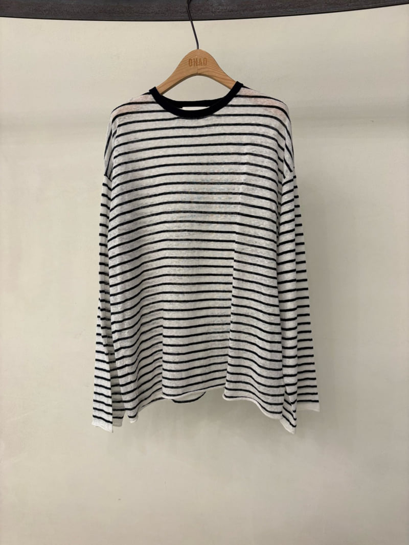 Ohao - Korean Women Fashion - #womensfashion - Stripe Knit