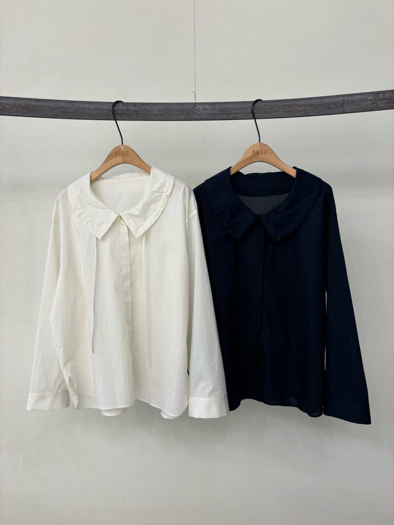 Ohao - Korean Women Fashion - #womensfashion - Sepia Blouse