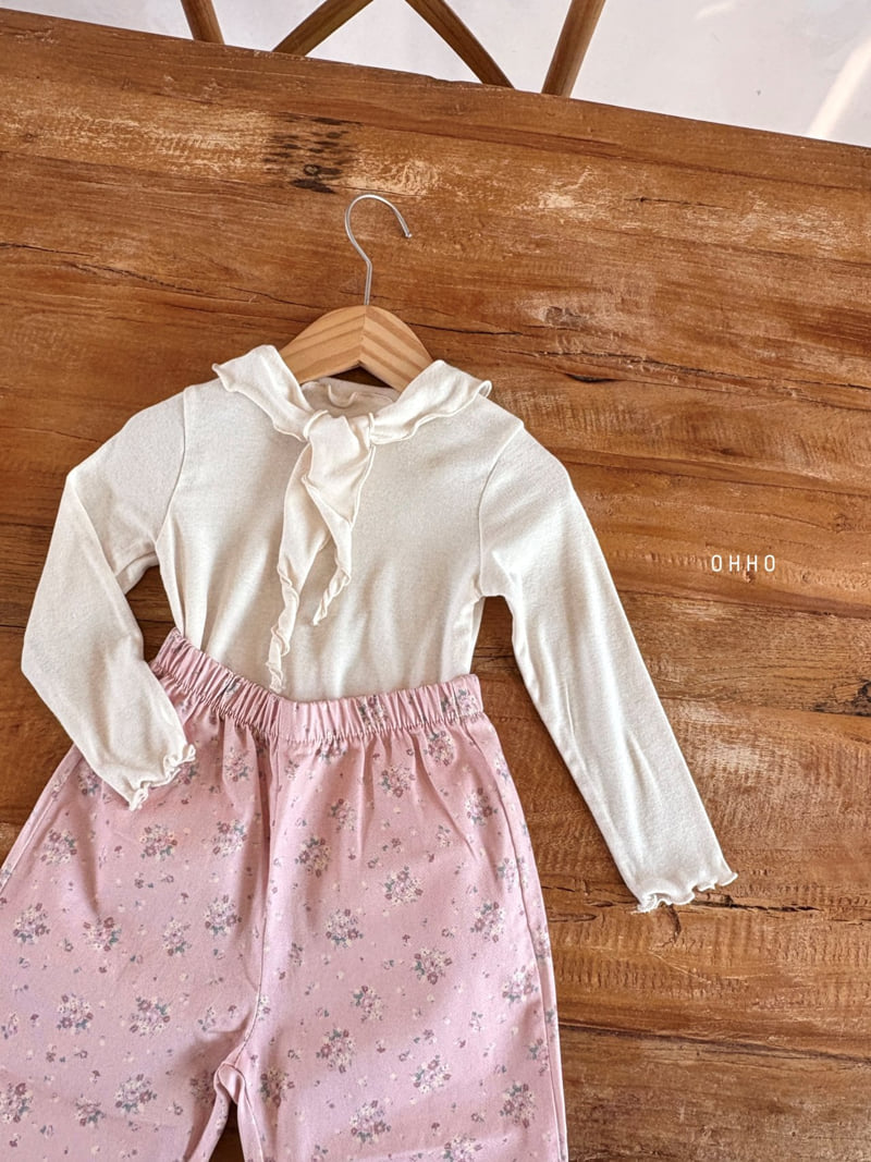 Ohho - Korean Children Fashion - #Kfashion4kids - Blossom Flower Pants - 12