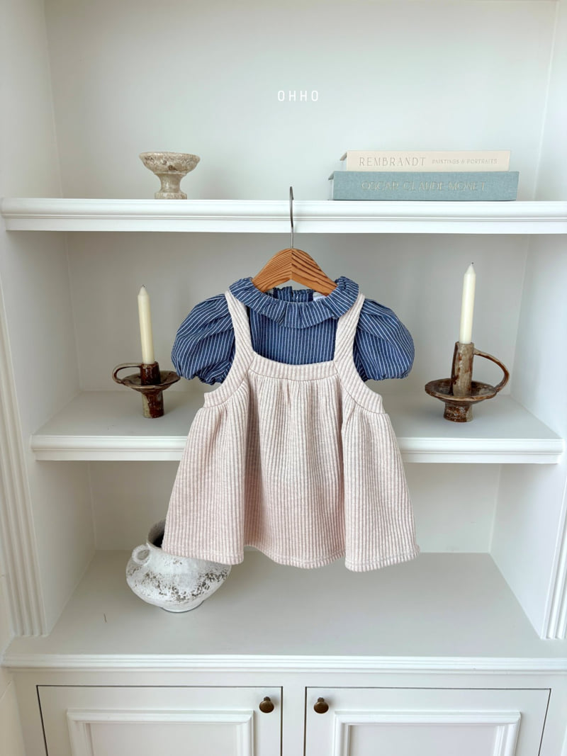 Ohho - Korean Children Fashion - #Kfashion4kids - Roel Stripe Blouse - 9