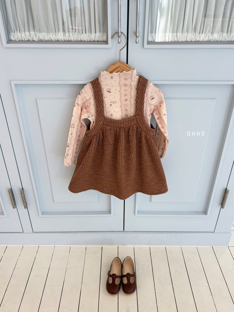 Ohho - Korean Children Fashion - #Kfashion4kids - Sweet Mock Neck Tee - 5