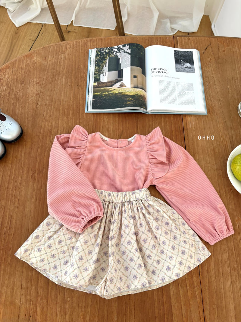 Ohho - Korean Children Fashion - #childofig - Soft Corduroy Blouse - 8