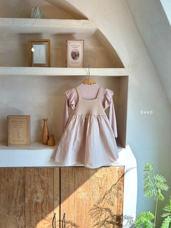 Ohho - Korean Children Fashion - #childofig - Jenny Strap One-piece - 6