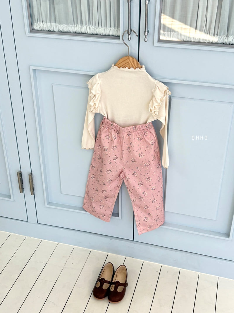 Ohho - Korean Children Fashion - #childofig - Blossom Flower Pants - 3