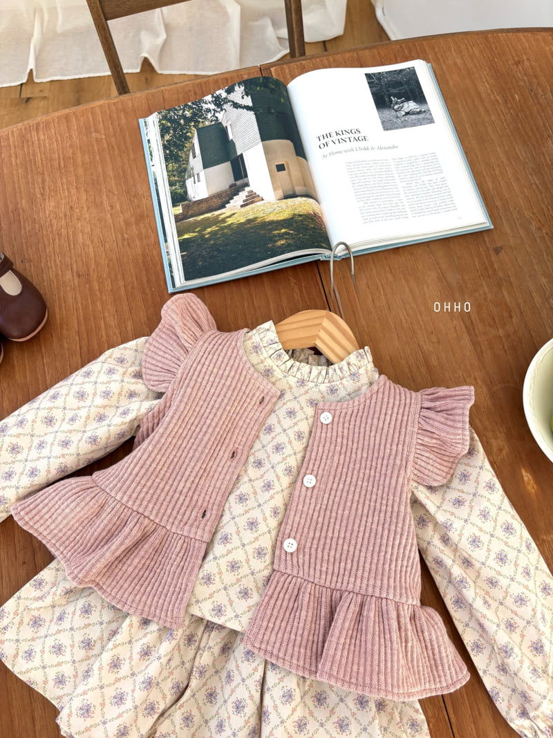 Ohho - Korean Children Fashion - #childofig - From Knit Frill Vest - 6