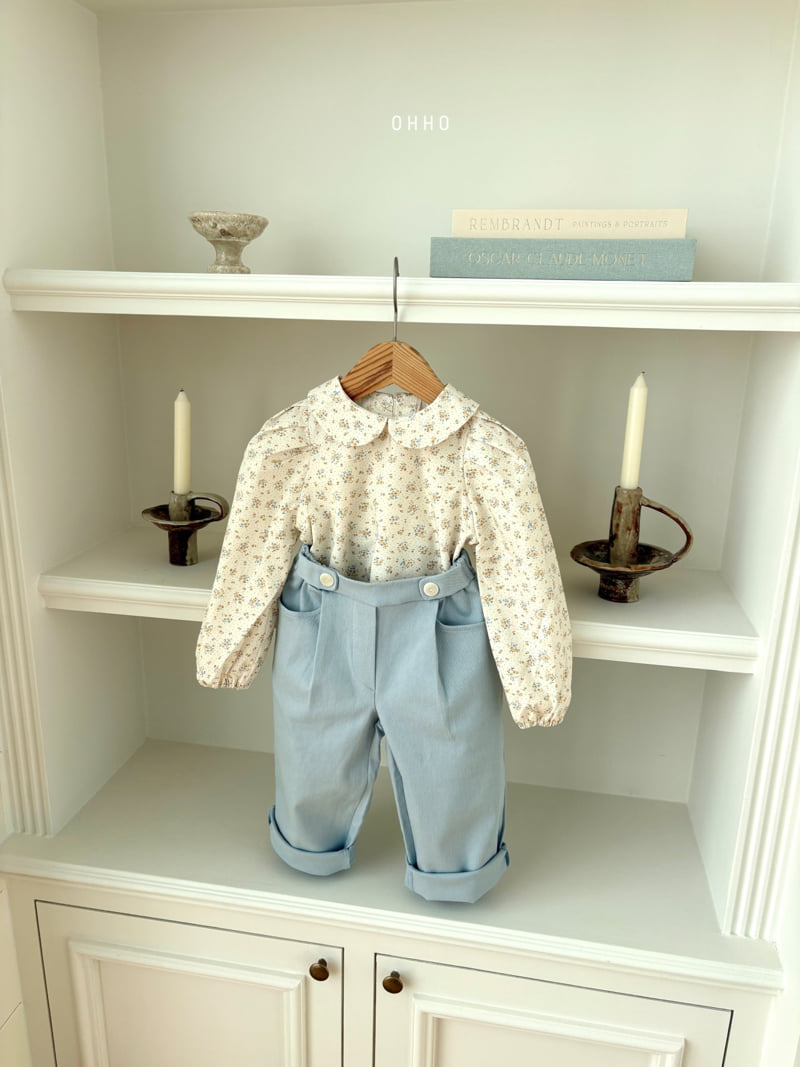 Ohho - Korean Children Fashion - #childofig - Ette Round Blouse - 5