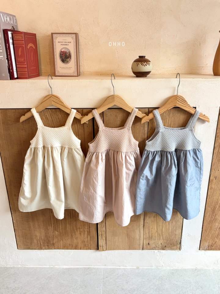 Ohho - Korean Children Fashion - #childrensboutique - Jenny Strap One-piece - 8