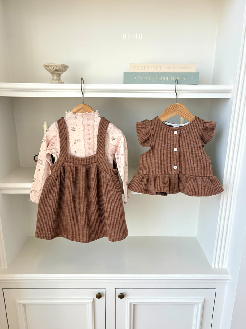 Ohho - Korean Children Fashion - #designkidswear - From Knit Frill Vest - 8