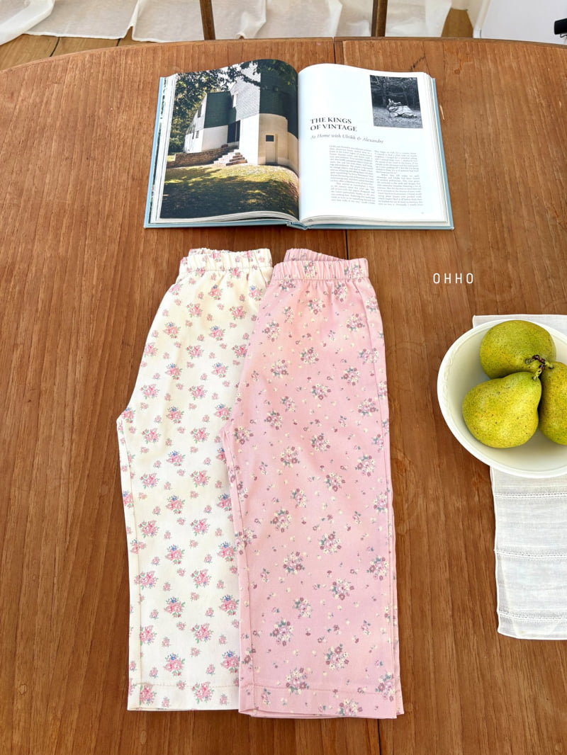 Ohho - Korean Children Fashion - #discoveringself - Blossom Flower Pants - 7