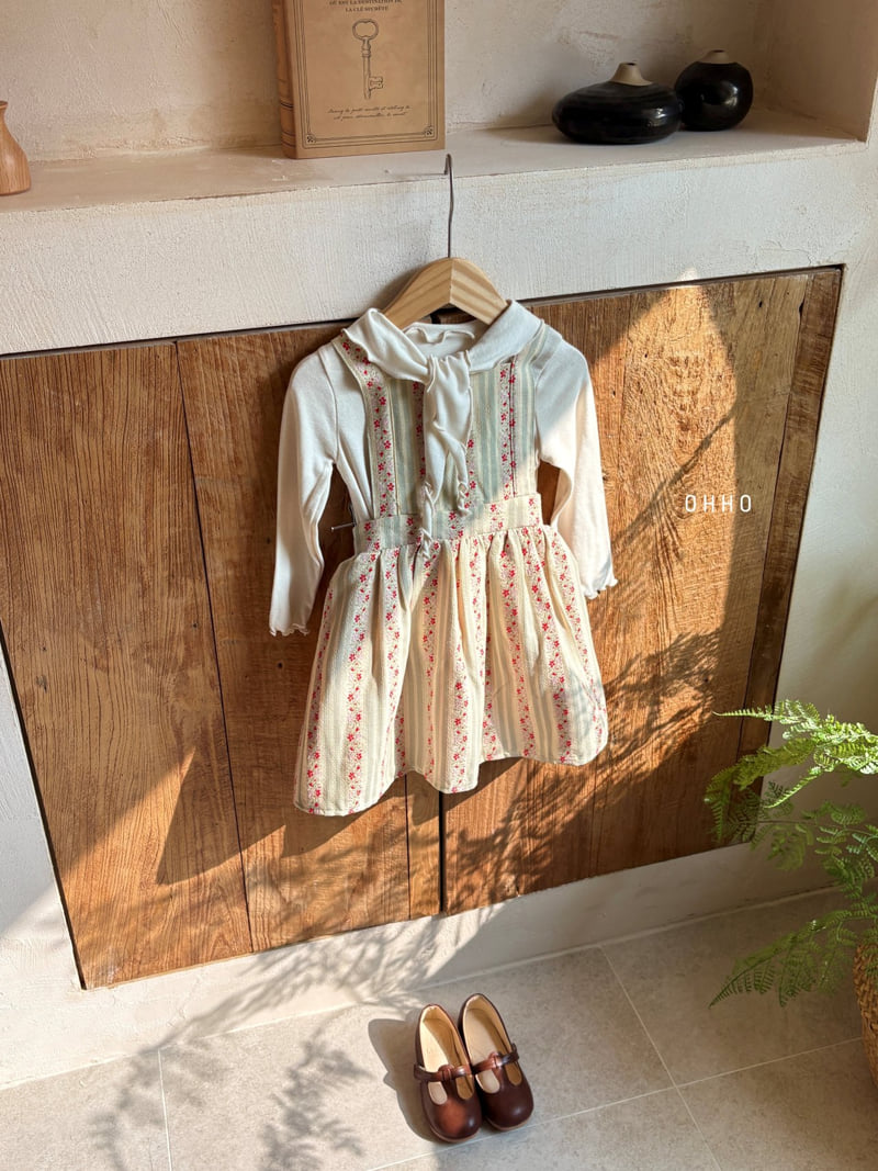 Ohho - Korean Children Fashion - #discoveringself - Caramel Ribbon Tee - 6