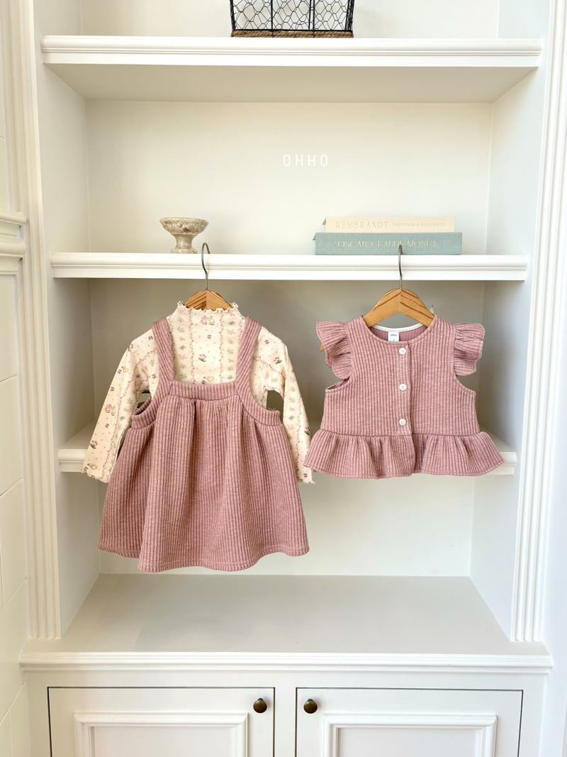 Ohho - Korean Children Fashion - #discoveringself - From Knit One-piece - 2