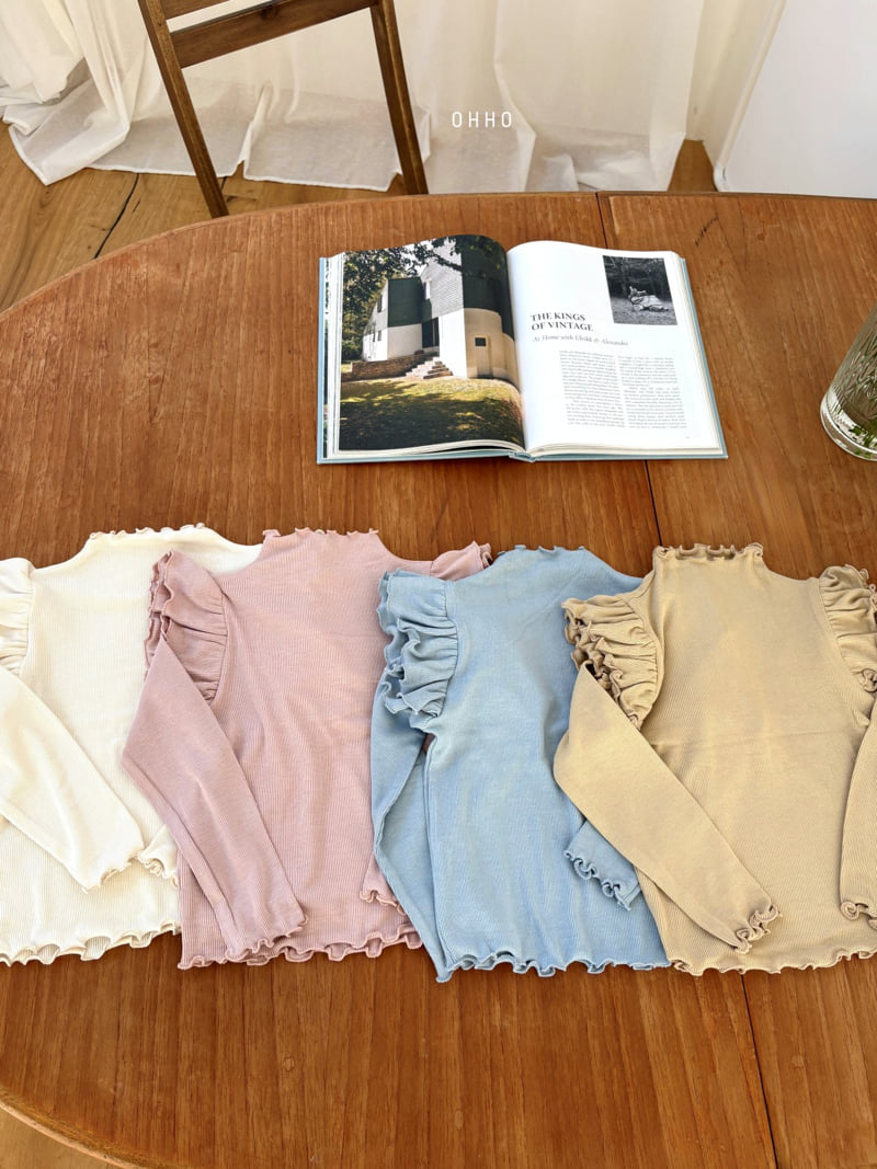 Ohho - Korean Children Fashion - #fashionkids - French Wing Tee - 9