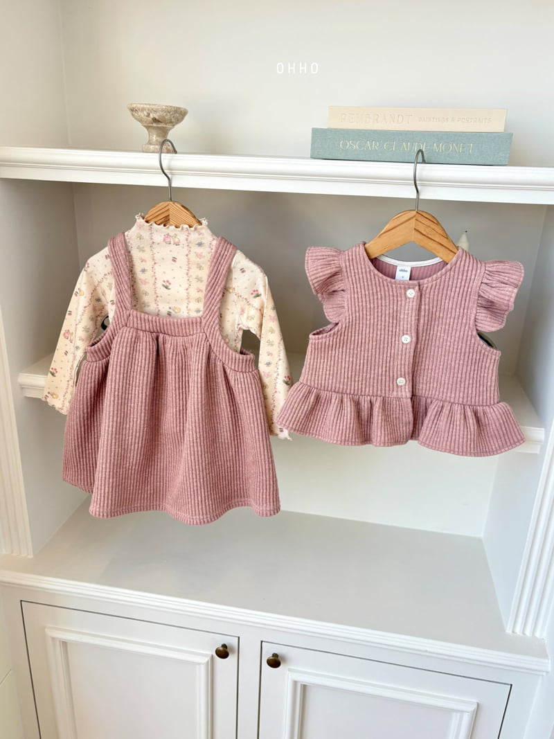 Ohho - Korean Children Fashion - #fashionkids - From Knit Frill Vest - 10