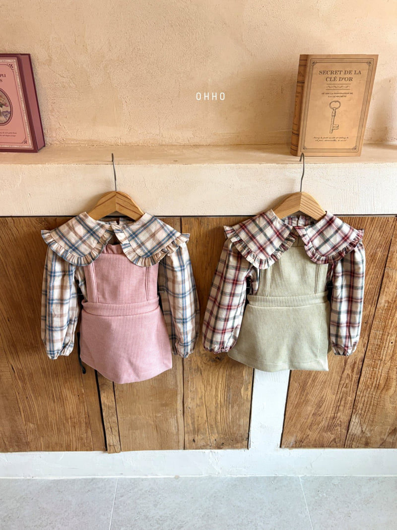 Ohho - Korean Children Fashion - #littlefashionista - Vanilla Overall Wrap Skirt Pants - 11