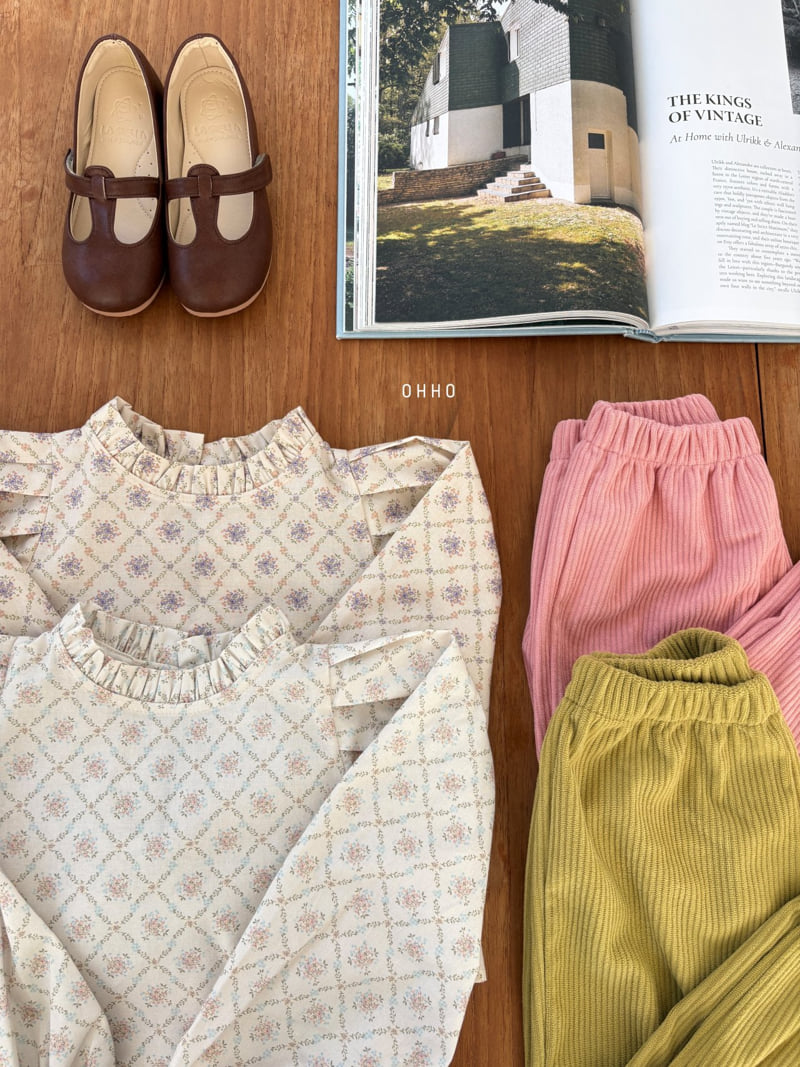 Ohho - Korean Children Fashion - #littlefashionista - 26 Floral Blouse - 2