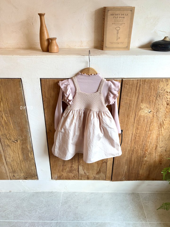 Ohho - Korean Children Fashion - #magicofchildhood - Jenny Strap One-piece - 3