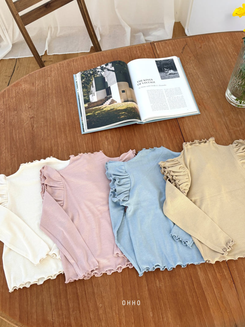 Ohho - Korean Children Fashion - #magicofchildhood - French Wing Tee